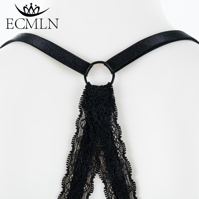 ECMLN Женская мода, кружевные прозрачные комплекты нижнего белья, бюстгальтеры, топы и шорты, тонкие бюстгальтеры, трусики со средней талией, соблазнительные комплекты бикини, нижнее белье, пижамы