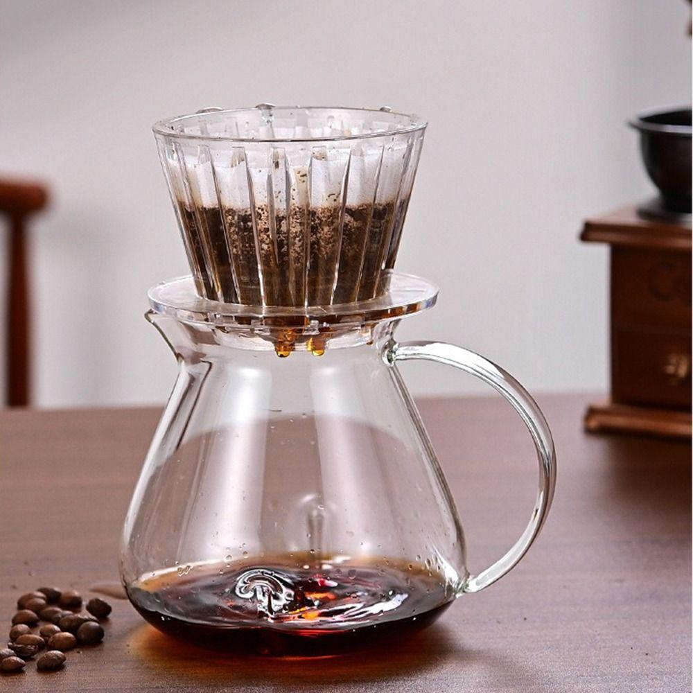 Hand-making Coffee Filter Cup Coffee Filter Paper Acrylic Filter Paper Press Household Coffee Accessories Hand-brewed Coffee