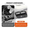 Car Sunshade Glasses Bag Sun Visor Card Organizer Storage Box For Citroen C4 C3 C5 C1 C2 C6 C4L DS3 DS4 Berlingo Picasso Jumper alc256