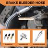 Высококачественный шланг для прокачки тормозной жидкости с односторонним обратным клапаном Прочный набор для тормозов и сцепления автомобиля, мотоцикла