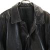 CLIENTI UOMO leather jacket M black Men's Used