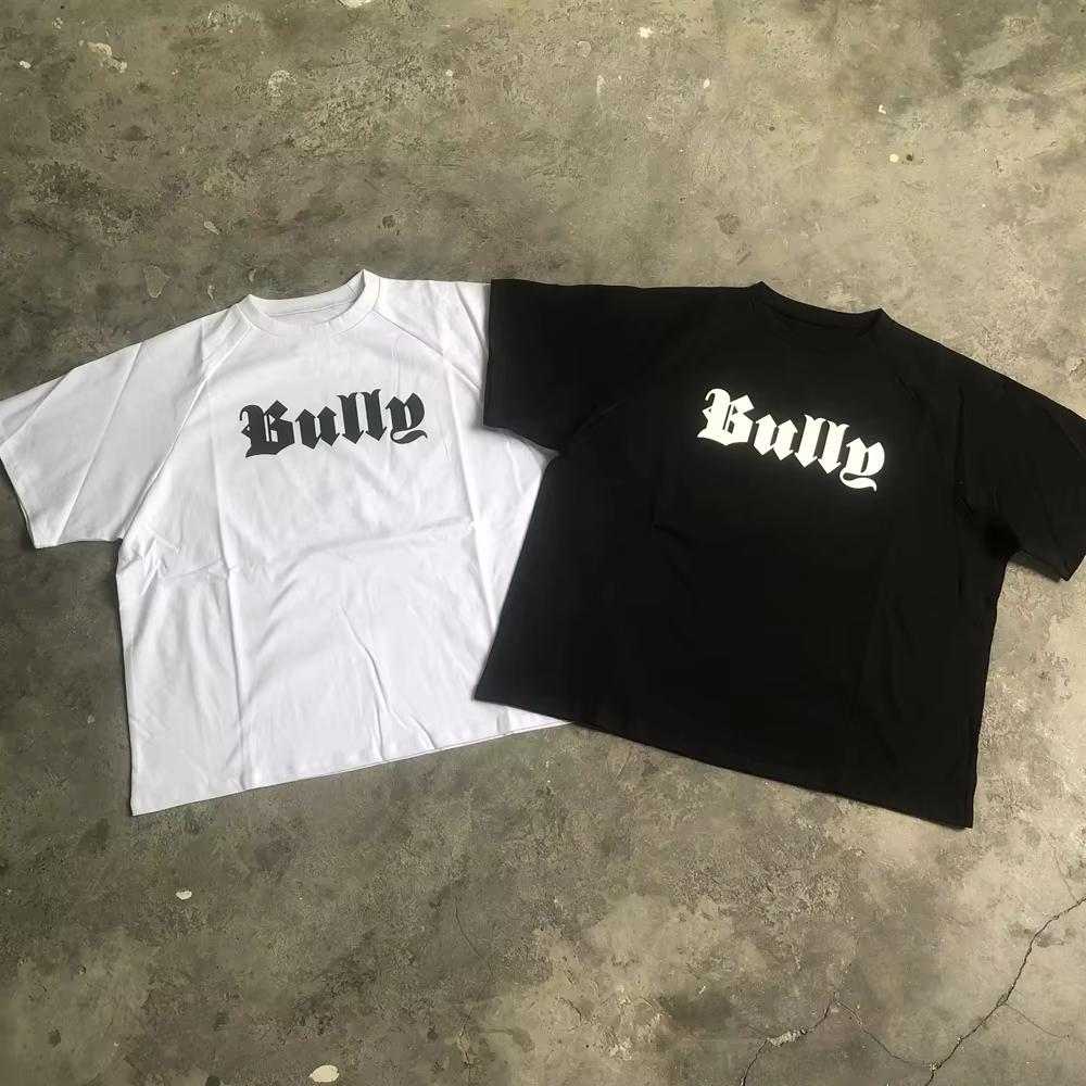 Лягушка Дрифт BULLY KANYE WEST Мода Лучшее Качество Уличная Одежда Футболка Повседневные Свободные Оверсайз Топы Футболка для Мужчин Унисекс