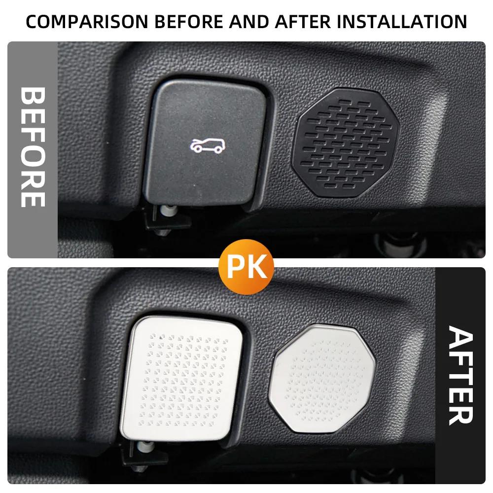 Для MG4 EV MG 4 ELECTRIC 2025 2025 2025 Крышка динамика гудка Пылезащитная накладка Под рулевым колесом Наклейка Молдинги Внутренние аксессуары