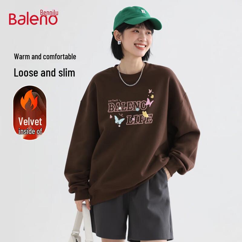 Baleno Women's Trendy Graphic Crewneck Pullover