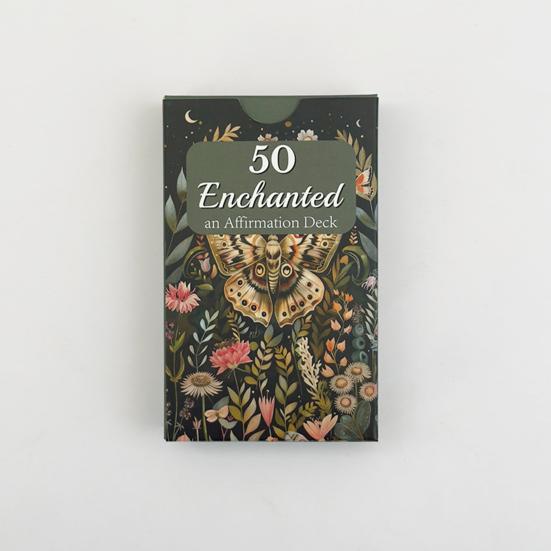 55 шт./набор карточек с аффирмациями, снятие стресса, мотивационная колода карт, вдохновленные природой, эмоциональное благополучие, поддержка, инструмент для осознанности и медитации