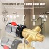 Bathroom Adjustable Thermostatic Mixer Valve Brass Water Mixer Hot/Cold Water Mixing Temperature