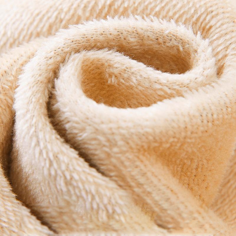 Winter Fleece Warm Jeans Men Loose Wide Leg Pants Elastic Waist Velvet Flocking Outdoors Trousers