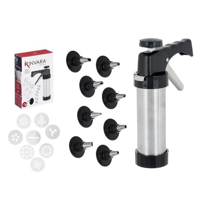 Pistolet de pulvérisation en acier inoxydable avec 16 accessoires