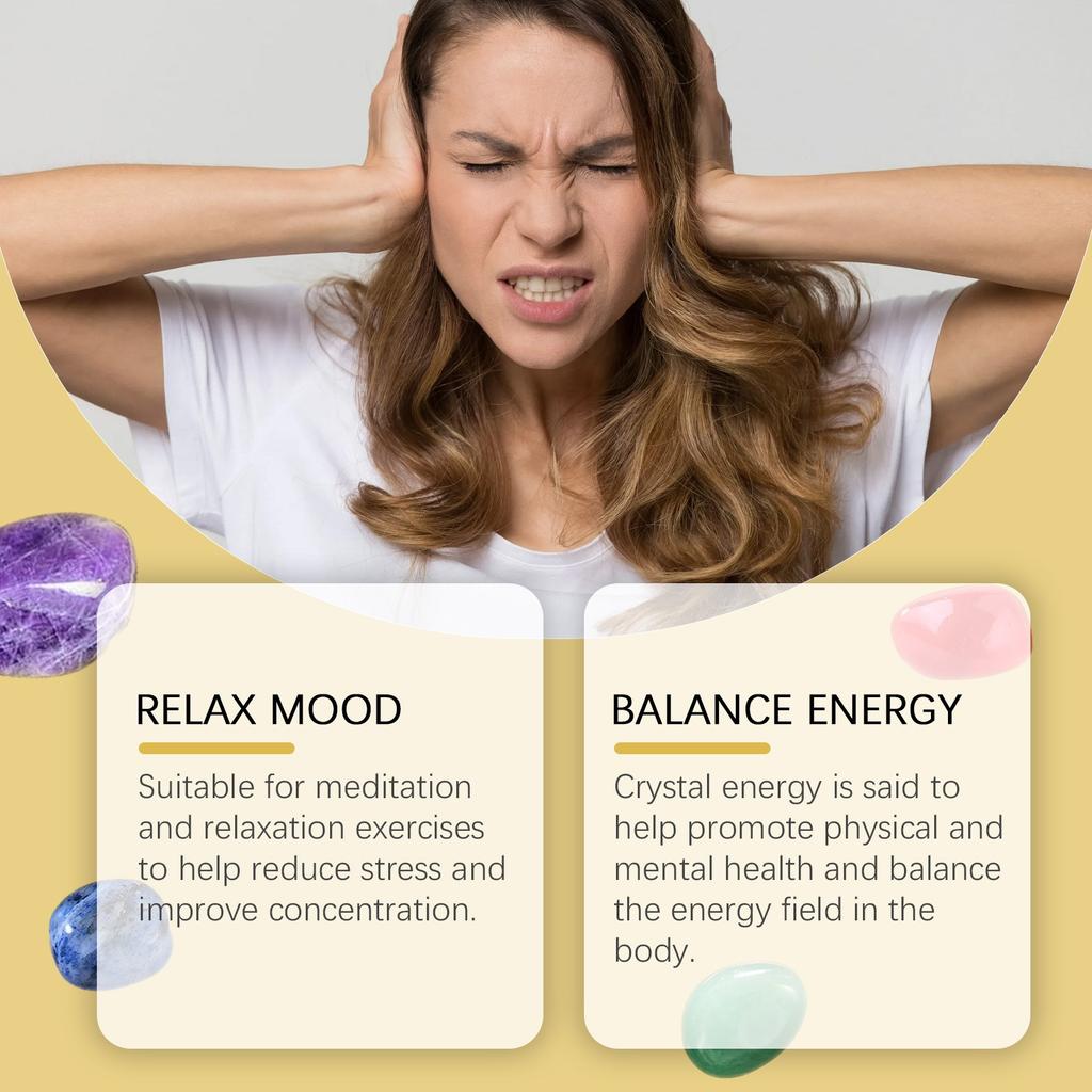 Набор кристаллов, гексагональный медитационный драгоценный камень чакра камень тигровый глаз кварцевый кристалл драгоценный камень набор кристаллов