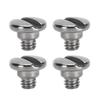 4 шт. Винт игольной пластины швейной машины Железный винт игольной пластины Замена для XR3773 GX37 SM1704