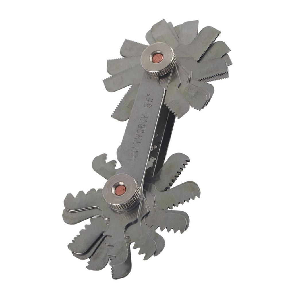 51 шт. резьбовой калибр из нержавеющей стали с шагом резьбы 60 градусов(Единицы США)