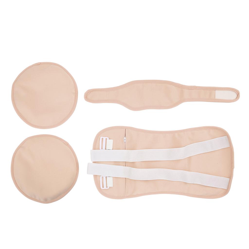 Castor Oil Pack Kit Adjustable Strap Reusable Leakage Proof Castor Oil Pack Wrap for Waist Neck