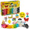 Игрушка LEGO Classic Idea Parts "Happy Box", Подарок на день рождения, Развивающие строительные блоки, Ролевая игра для девочек и мальчиков 5, 6, 7 и 8 лет, Модель 11042