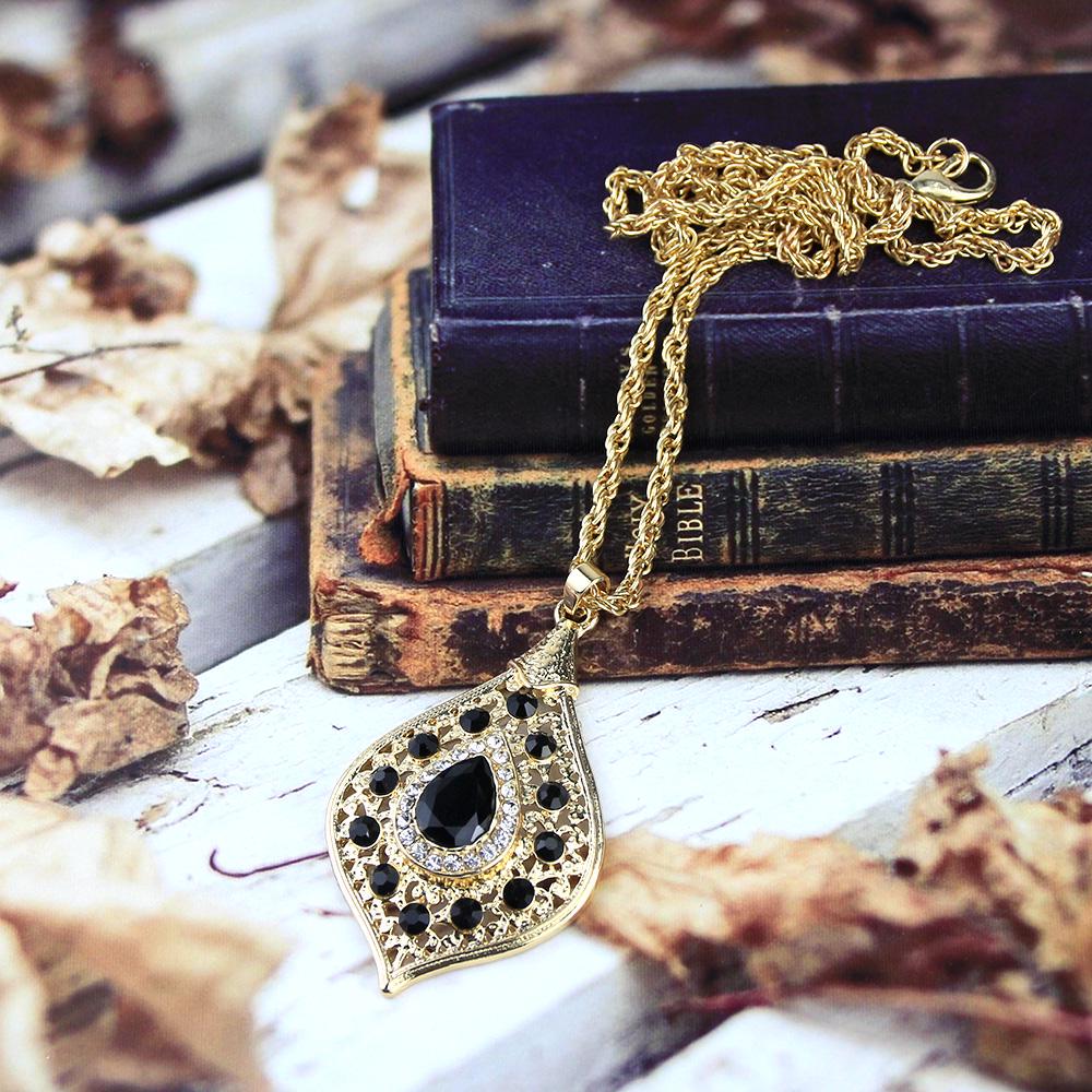 Sunspicems уникальный золотой цвет Марокко длинный кулон ожерелье змеиная цепочка для женщин арабские этнические свадебные украшения турецкий подарок