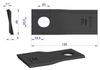 Left mower blade 126x48x4mm hole 20.5x23 application 56110900 Kverneland Taarup WARYŃSKI (sold in 25 pieces)