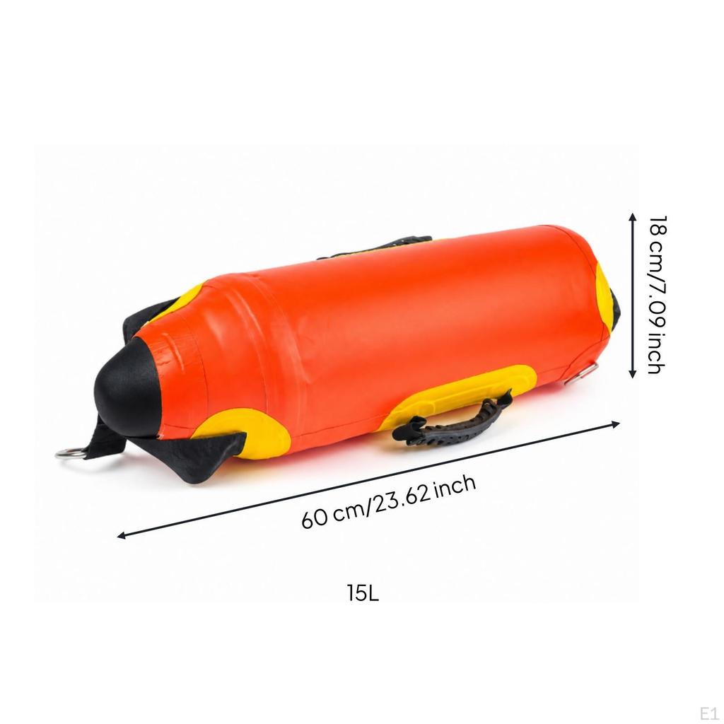 Floats with Handle Portable Fishing Buoys D-Rings Bright Inflatable