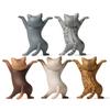 Funny Cat Pen Holder Toy Lovely Cat Bracket Desk Decoration Home Decor