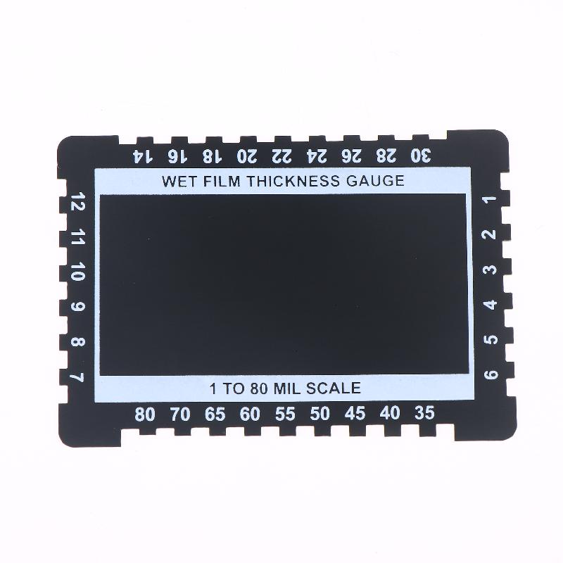 NEW Stainless Steel Thickness Gauge Comb Aluminium Alloy Dual Sided Wet Film Thickness Gauge Card For Painting