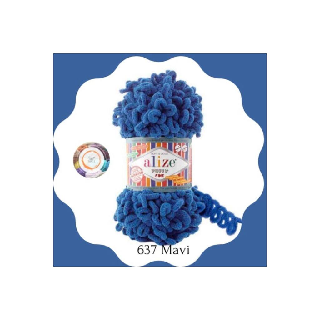 Пряжа для ручного вязания Puffy Fine, маленькая петля (Один) - 100 грамм. 14,5м. Пальцевая струна, одеяльная струна