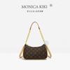Monica Qiqi роскошная европейская и американская ретро сумка через плечо под мышкой контрастных цветов для пресбиопии 2025 новая женская сумка для работы высокого класса
