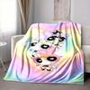 1pc Powerpuff Girls Blanket Lightweight Flannel Blanket Throw Blanket For Sofa, Bed, Travel, Camping, Livingroom, Office, Couch