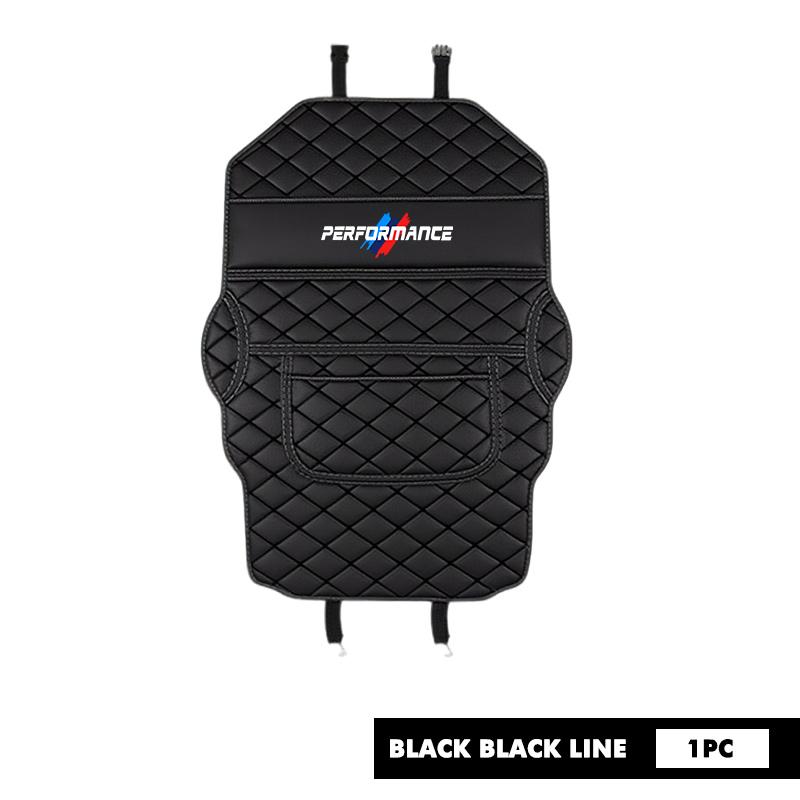 Car Anti Kick Pad Storage Pocket Seat Back Protector Kick Mat For BMW E28 E32 E34 E53 F10 F20 F30 X1 X3 X5 X6 E90 E91