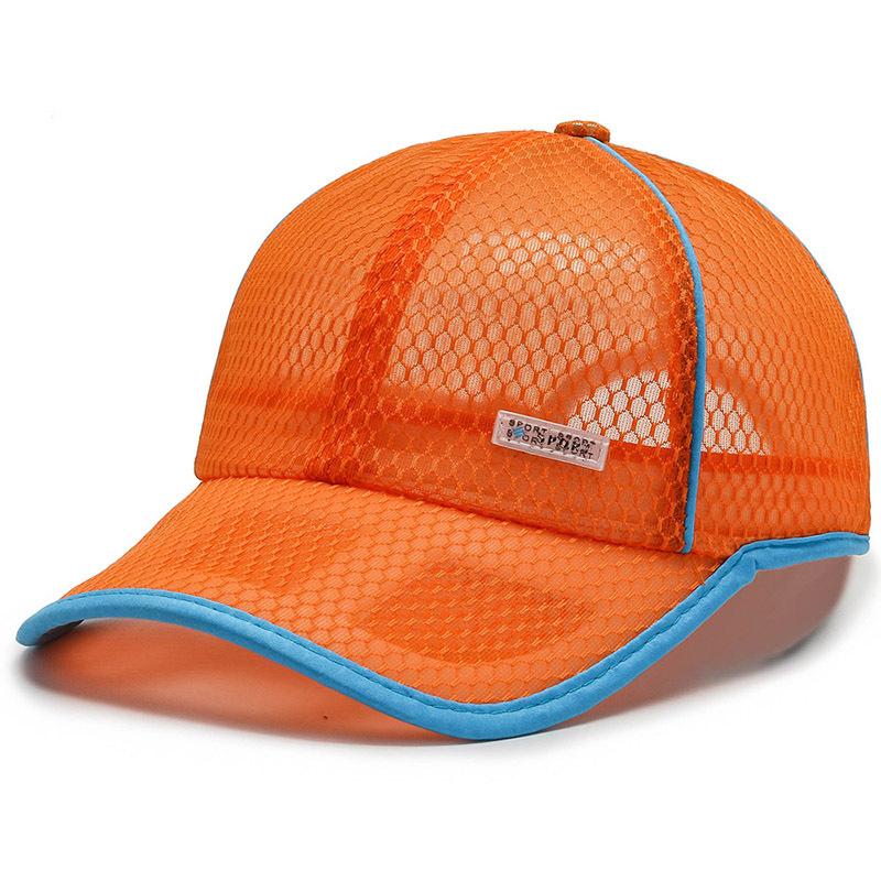 New Men's and Women's Mesh Baseball Cap Couple Trend F1 Truck Driver Outdoor Fishing Shade Travel Riding Sports Surfing Cool Hat