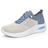 Fashion 2025Lace-up Casual Women's Shoes Non Slip Soft Soled Sports Shoes Women Breathable Mesh Height Increase Vulcanize Shoes