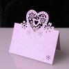50Pieces Hollow Heart Table Number Cards Wedding Table Name Cards For Bridal Showers Wedding Christmas Banquets Party