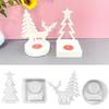 Sturdy Silicone Craft Holder Molds 2 Pieces Multipurpose Candlestick Accessory Reusable Home Decoration for Weddings