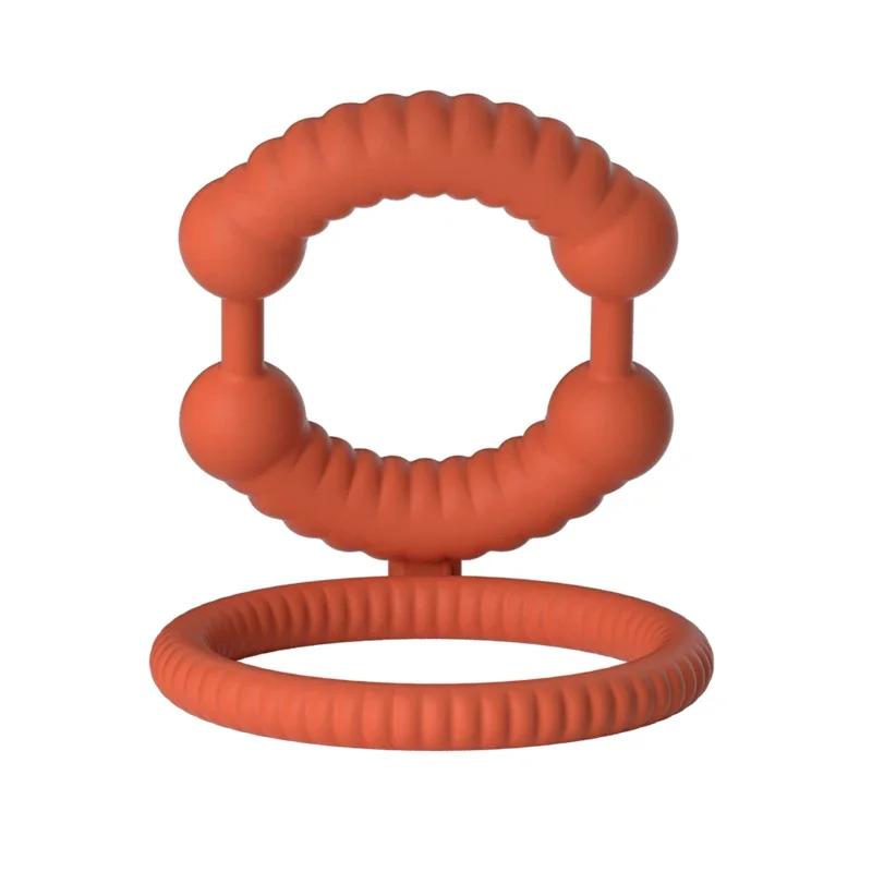 Силиконовое кольцо для пениса, блокирующее семяизвержение, для БДСМ, увеличения, эрекции, растяжитель, секс-игрушка, задержка эякуляции у мужчин, кольцо для члена, стимуляция головки