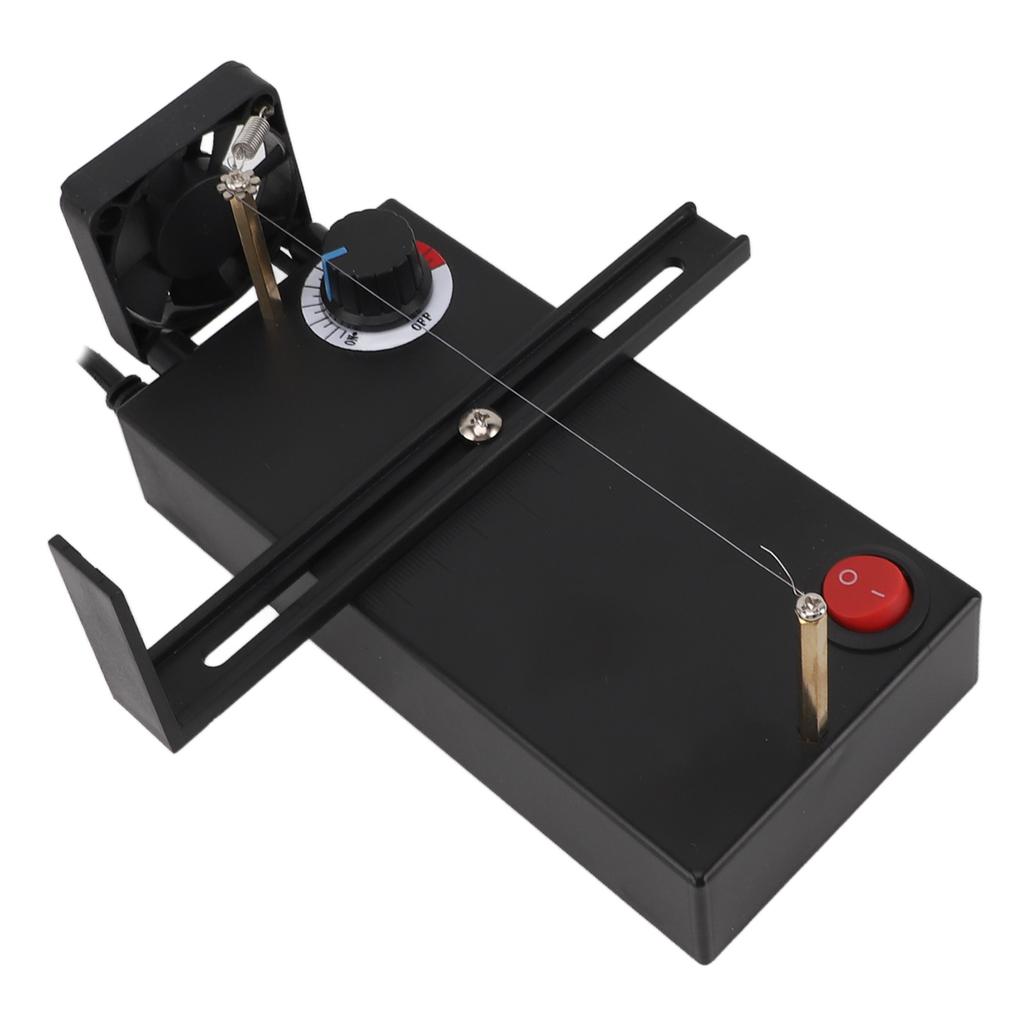 Небольшая машина для горячей резки, универсальная портативная электрическая машина для терморезки веревочной ленты с вентилятором