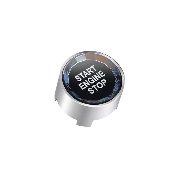 Автомобильная кнопка запуска и остановки двигателя в хрустальном стиле, сменная крышка для BMW 1 2 3 5 6 7 X1 X2 X3 X4 X5 X6 серии F шасси/G