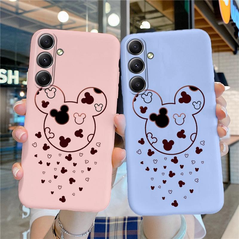 Мягкий силиконовый чехол с рисунком из мультфильма для Samsung A55 M35 S24 Xiaomi Redmi Note 13 Pro iPhone Huawei Honor Realme Camera Защитный противоударный чехол