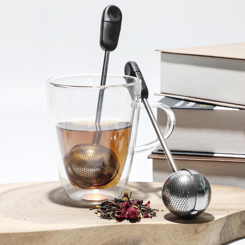 Наружный вращающийся ситечко-шарик для заваривания чая из нержавеющей стали 304, сепаратор, сетка