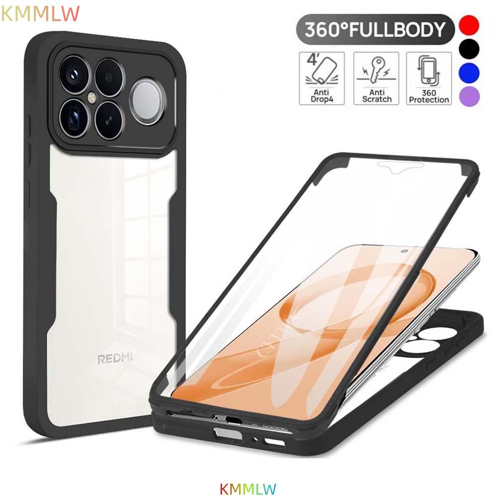 360 Двусторонняя Полная Защита Чехол для Телефона для Mi POCO F8 F7 Pro Ultra F6 F5 Pro M6 M7 M8 Pro Тонкий Прозрачный Задний Чехол