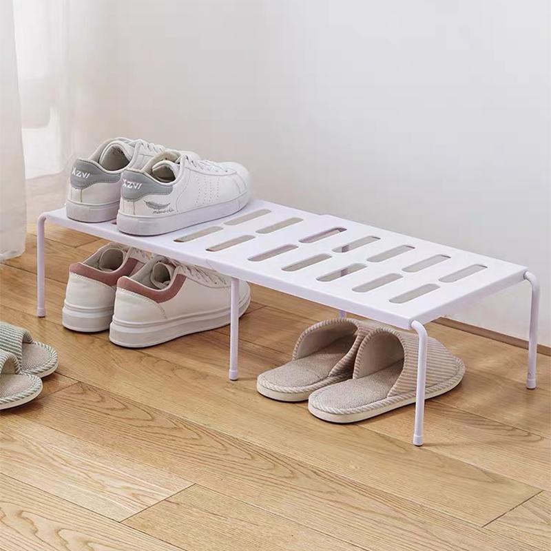 Растягивающаяся полка для хранения обуви кухонная приправа органайзер для столовых приборов выдвижная полка шкаф шкаф кладовая многофункциональный