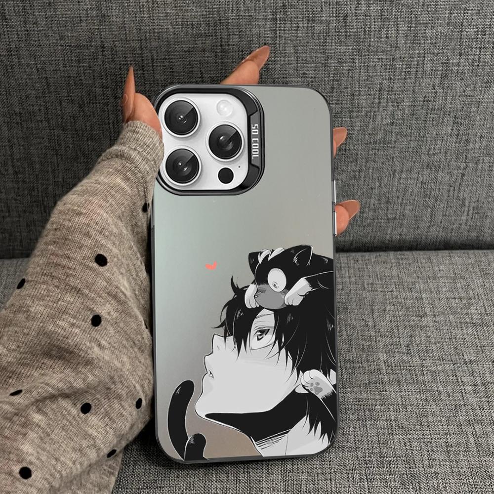 Anime Ao no Exorcist Okumura Rin Phone Case For iPhone 16 15 14 13 12 11 Pro Max X XR XSMAX 8 7 Plus Matte Shockproof Back Cover