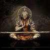 Black Myth Wukong Ornament Simple Household Creative Fighting Buddha Brass Three-dimensional Decoration Car Console Decoration
