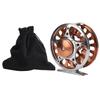 Double Color 56 Fly Reels CNC Machined Aluminium Alloy 3 Bearing Fly Fishing Wheel for Outdoor