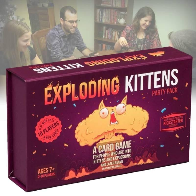 Взрывные котята Добро против Зла Игральная карта Веселая стратегическая игра для вечеринок для друзей