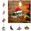 Acrylic Acrylic Fish Ornaments Hanging Fish Hanging Ornament Christmas Fish Pendant Holiday