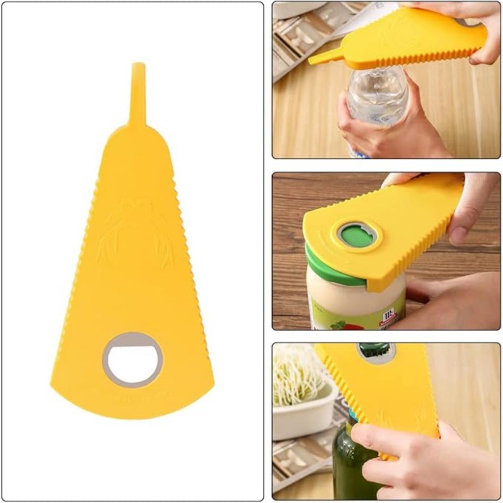 Открывалка для банок, многофункциональная нескользящая открывалка для бутылок для слабых рук, легкая, открывалка для пожилых людей с артритом, захват для банок