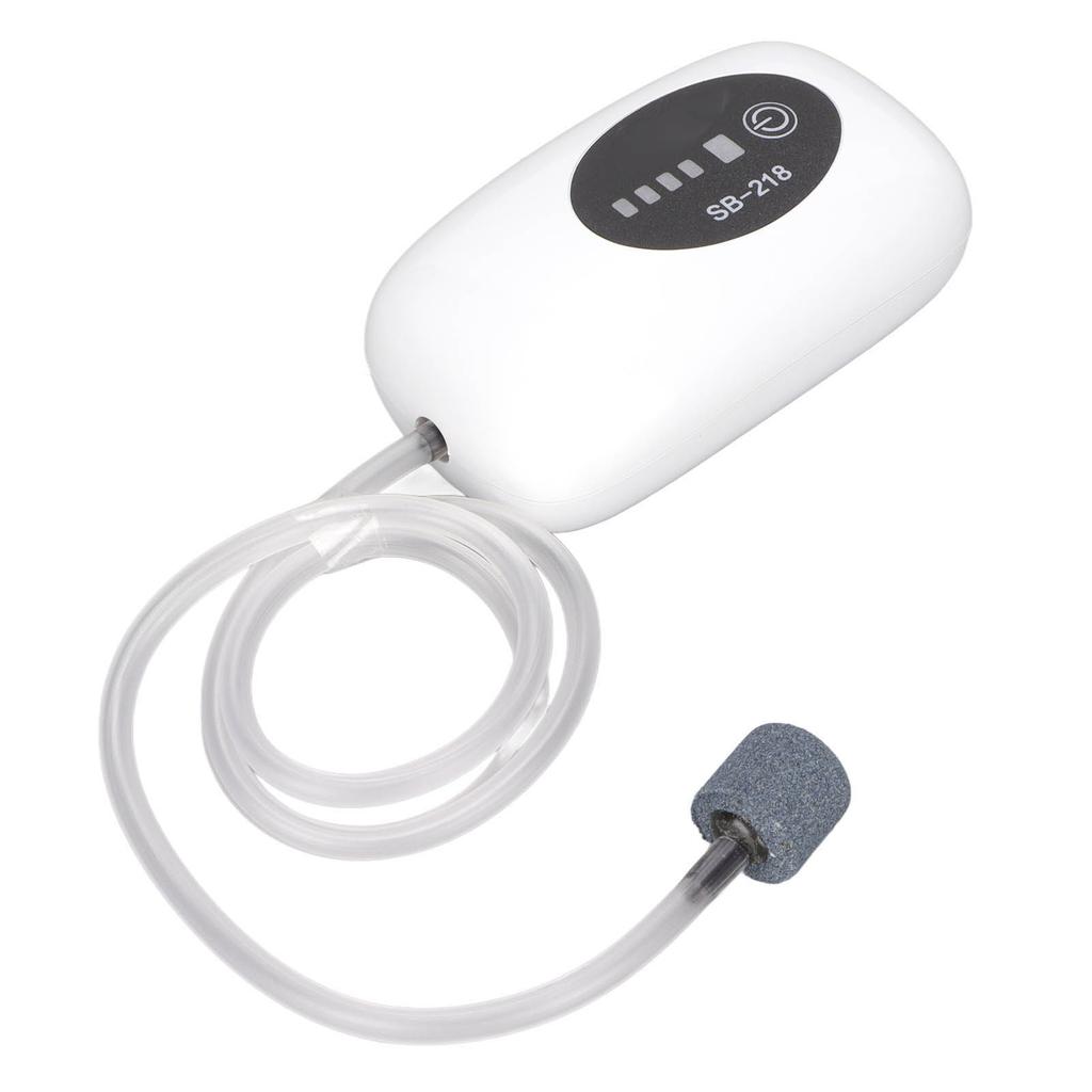 Воздушный насос для аквариума Портативный пылезащитный USB-порт Тихий аквариумный перезаряжаемый воздушный насос с двойным режимом