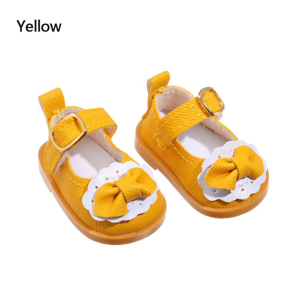 Gifts Girl's Wears Toys Doll Accessories 14 Inches Doll Casual Shoes Doll Shoes Bow Leather