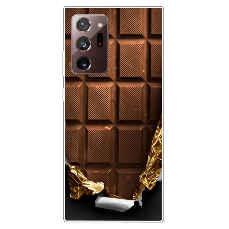 Мягкий чехол для Samsung Note 20 Ultra Чехол S20 FE TPU Принт Кошка Силиконовые чехлы для Samsung Galaxy Note20 M52 5G Funda Coque Прозрачный