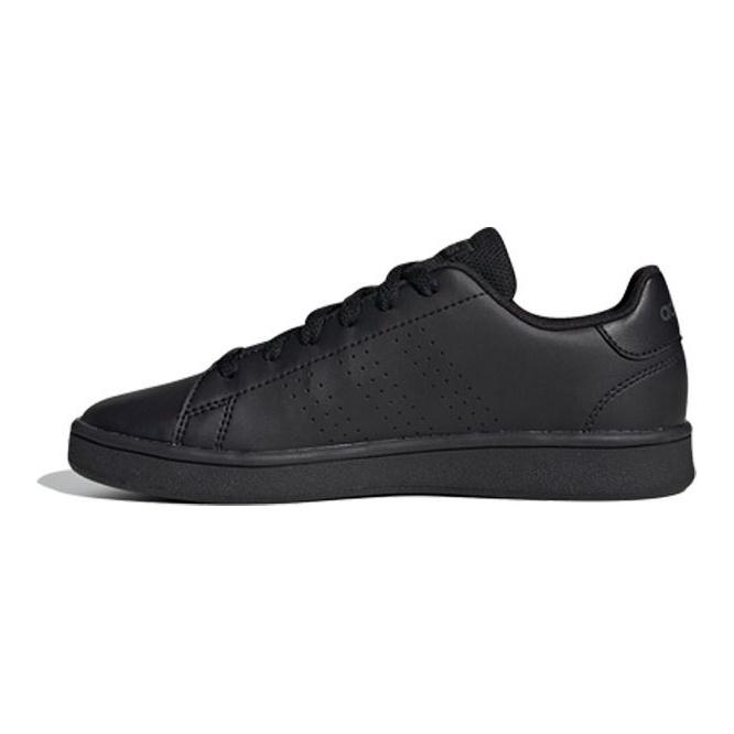 adidas Neo Advantage Удобные Универсальные Легкие Нескользящие Низкие Детские Кеды для Скейтбординга Детские Кеды для Скейтбординга Черные EF0212