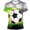 Летние футболки с 3D-принтом и футбольной графикой. Интересная личность. Повседневная мужская футболка. Модные дышащие футболки с коротким рукавом.