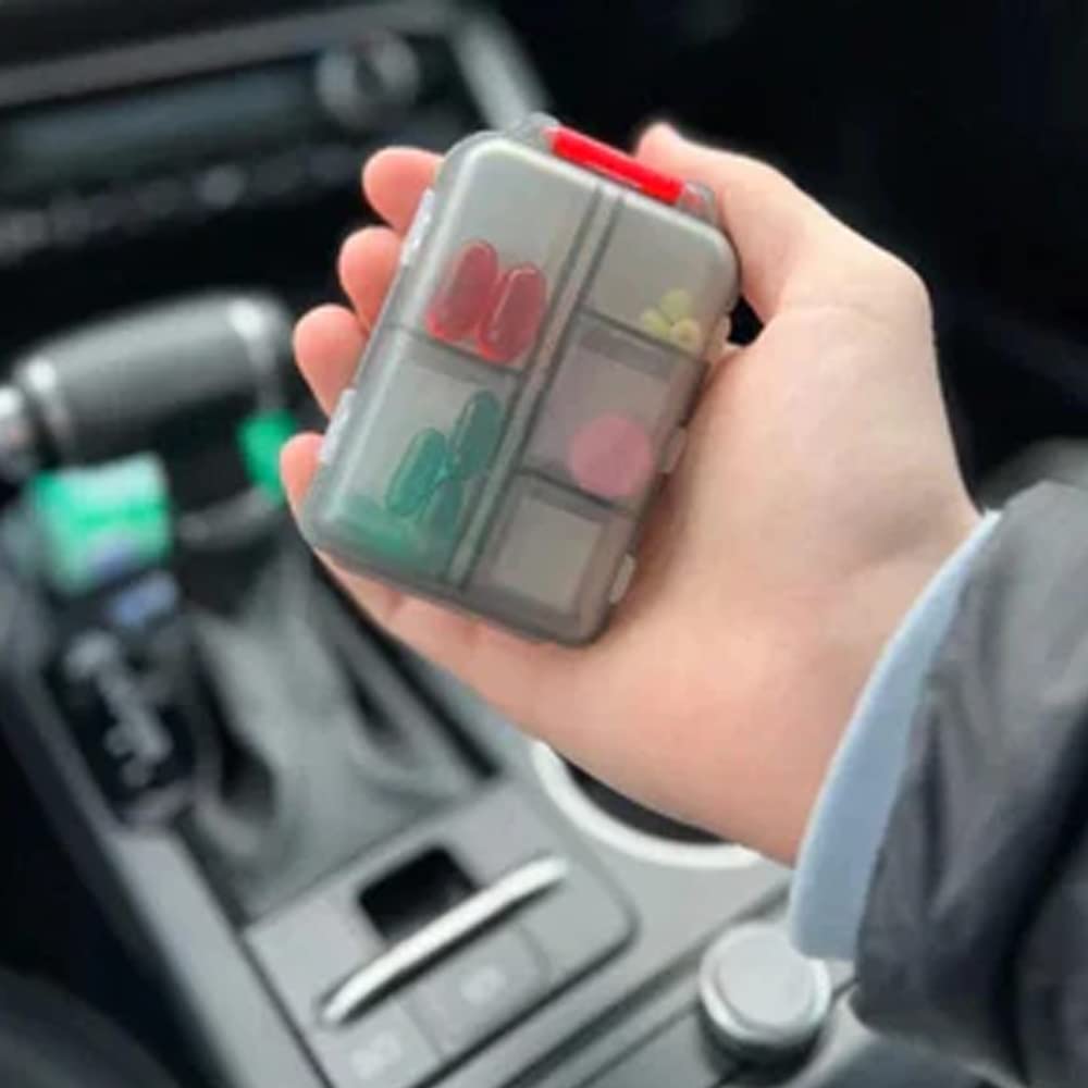 10 Grids Pill Case Portable Small Weekly Travel Pill Organizer Portable Pocket Pill Box Pill Container