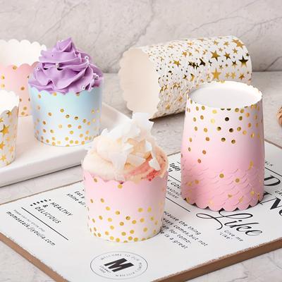 50 шт. DIY формочки для торта большие штампованные формочки для кексов одноразовые формы для выпечки на свадьбу день рождения вечеринку
